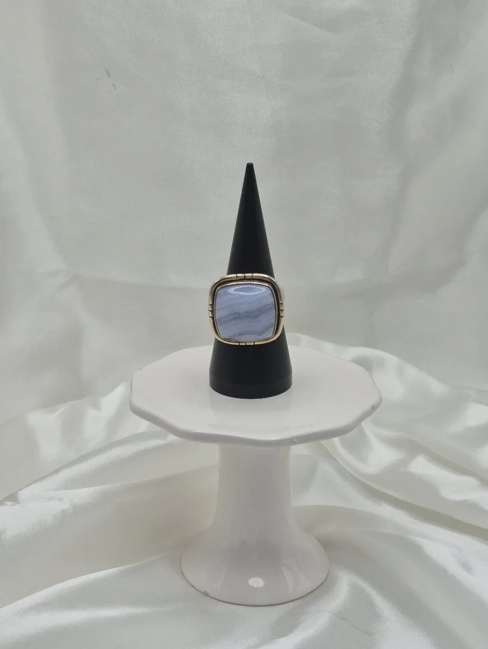 Size 10 1/4 Blue Lace Agate 1
